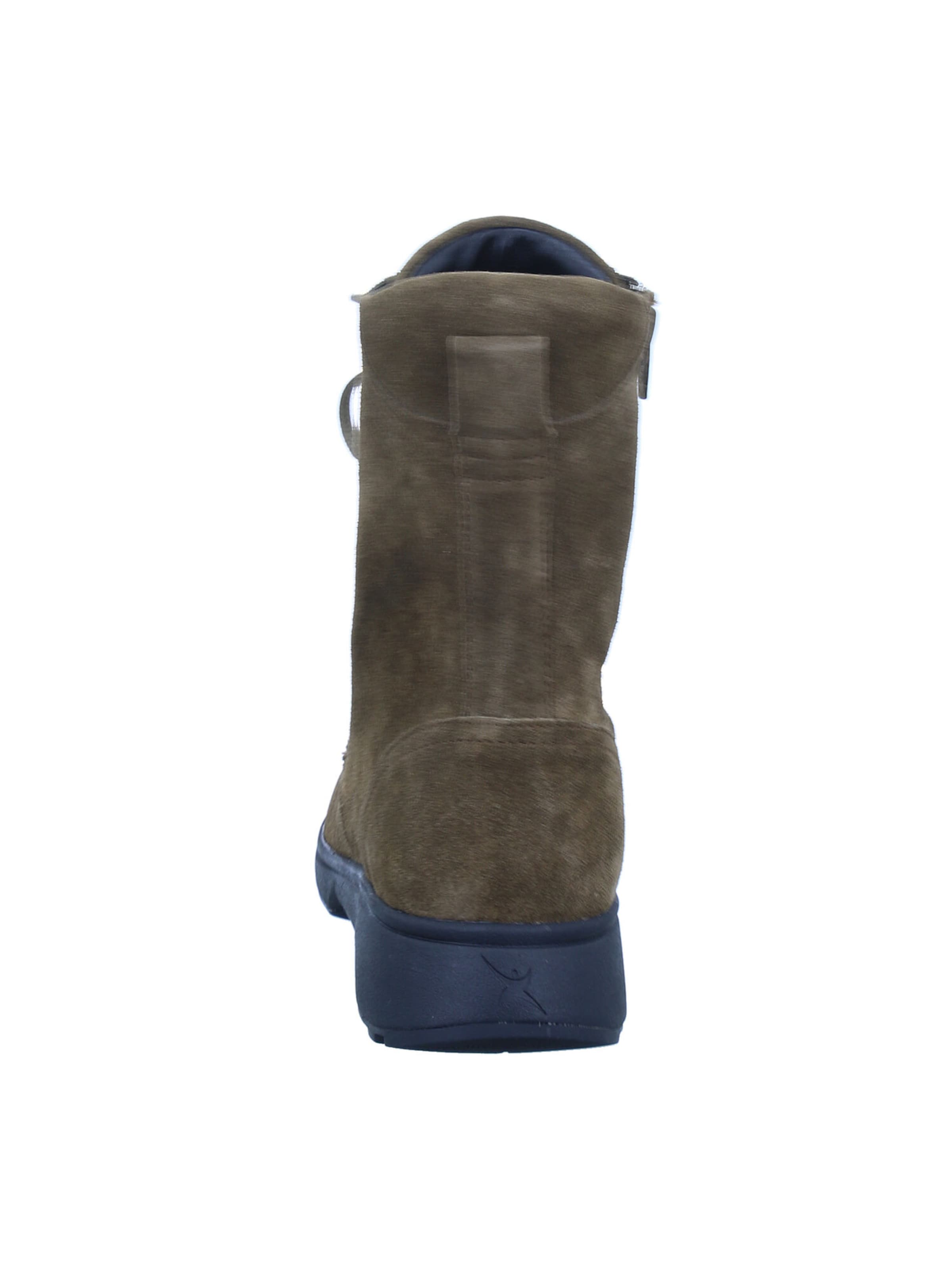 Xsensible Lace-Up Ankle Boots in Brown