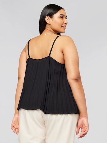 Guido Maria Kretschmer Curvy Top 'Henrieke' in Black: back