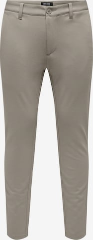 Pantaloni chino 'ONSMark' di Only & Sons in verde: frontale