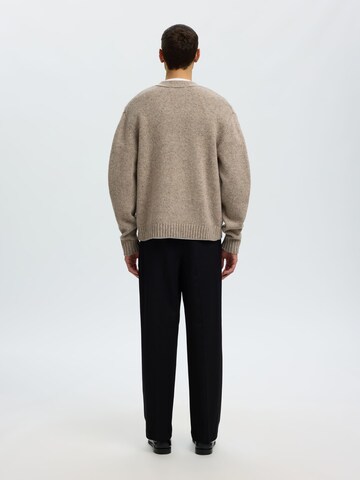 SELECTED Neuletakki 'SLHCODY' värissä beige