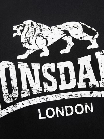 LONSDALE - Camiseta en negro