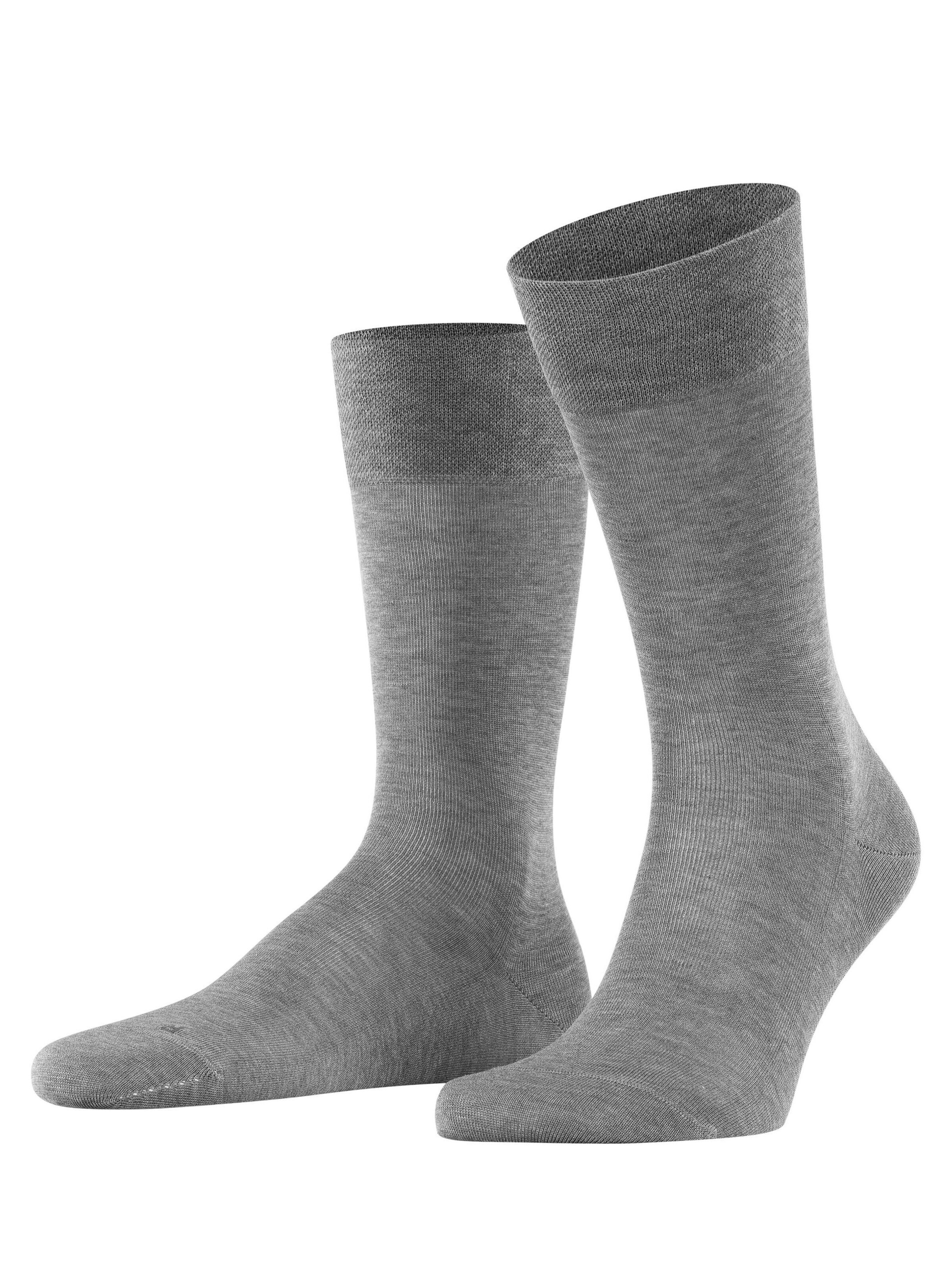 FALKE Socken 'Sensitive Malaga'‌‌‌‌‌‌‌‌‌‌ in Grau: Vorderseite