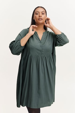 Fransa Dress 'SOFTY' in Green: front