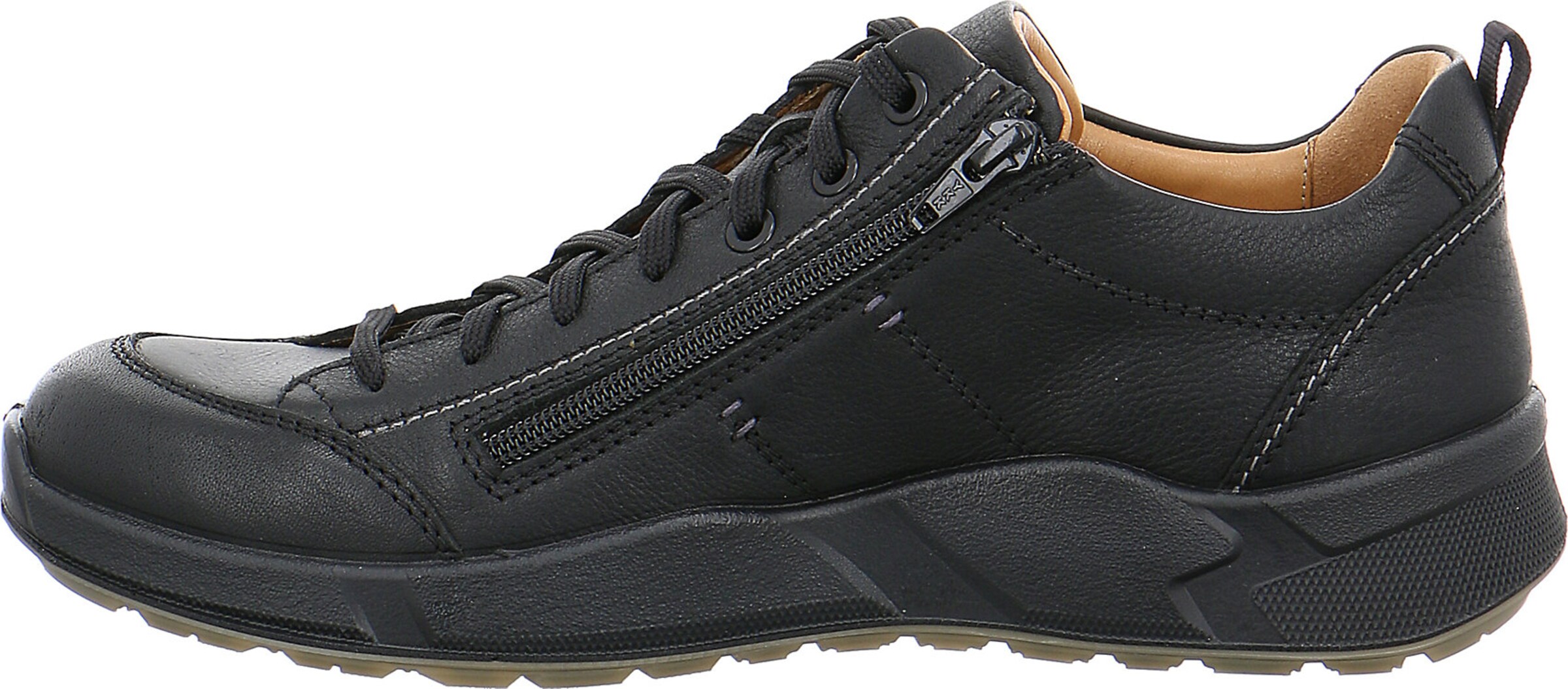 JOMOS Athletic lace-up shoe 'Akzent' in Black
