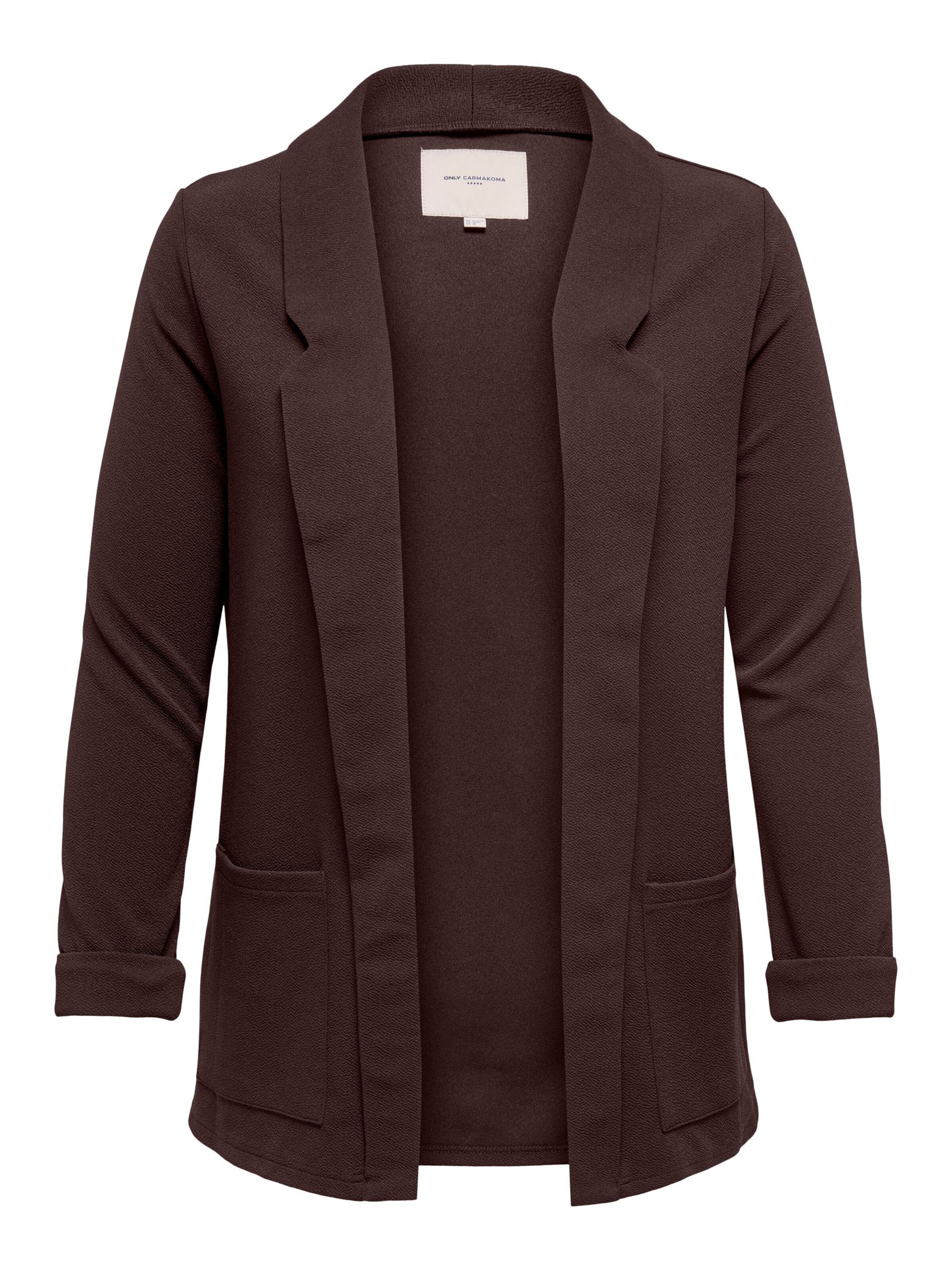ONLY Carmakoma Blazer 'CARBetty' in Brown: front