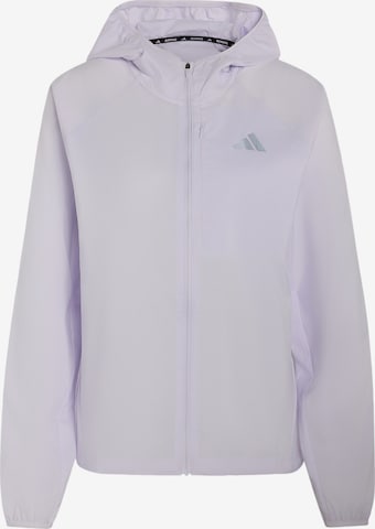 ADIDAS PERFORMANCE Sportjacka 'Adi365 Running Essentials' i lila: framsida