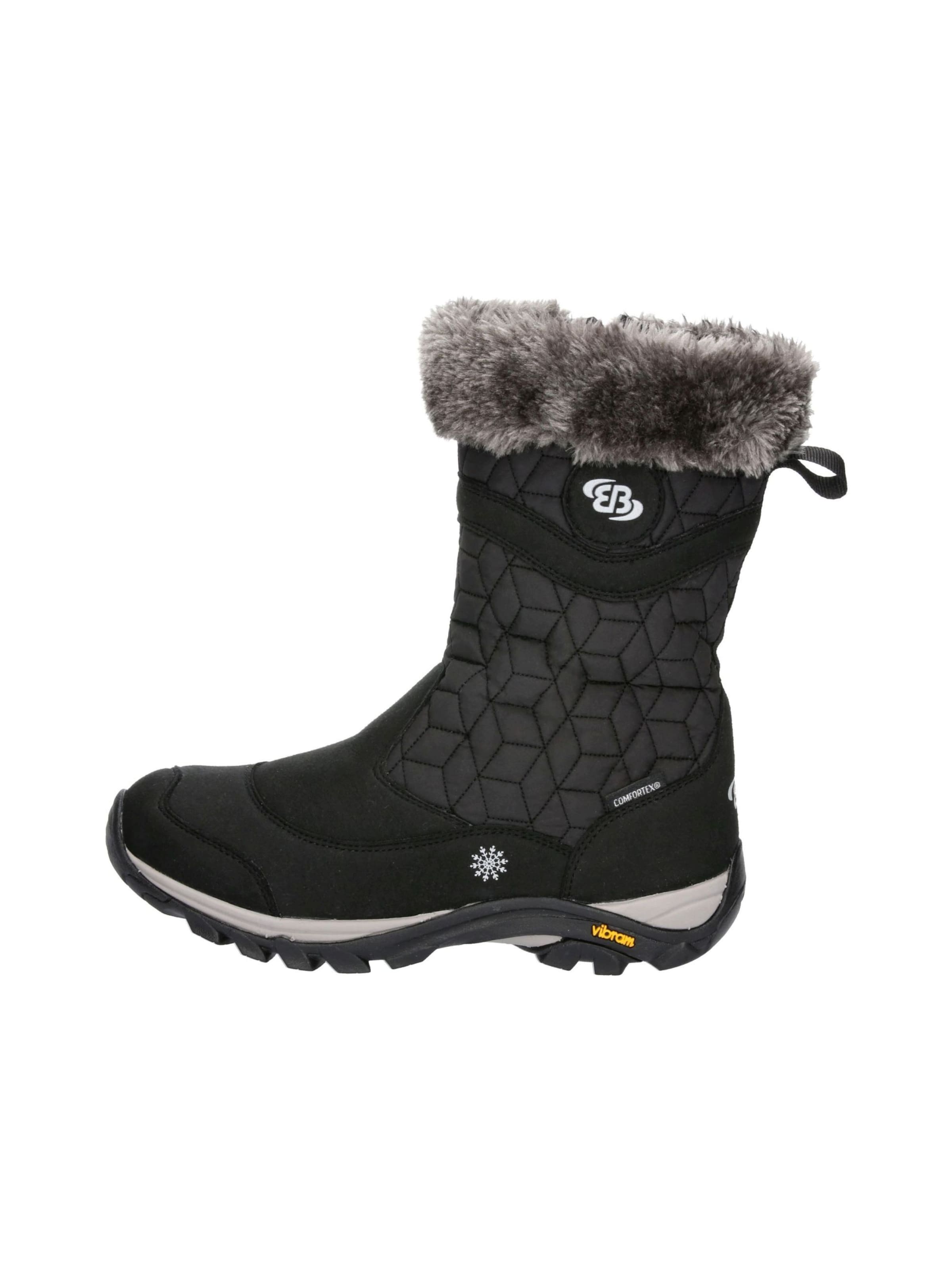 Brütting Snowboots 'Elisa' in Zwart