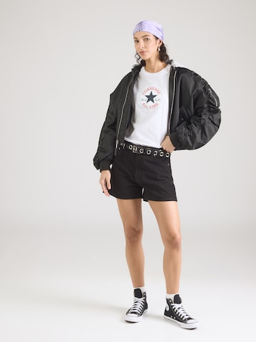 CONVERSE Tričko 'CHUCK' – bílá