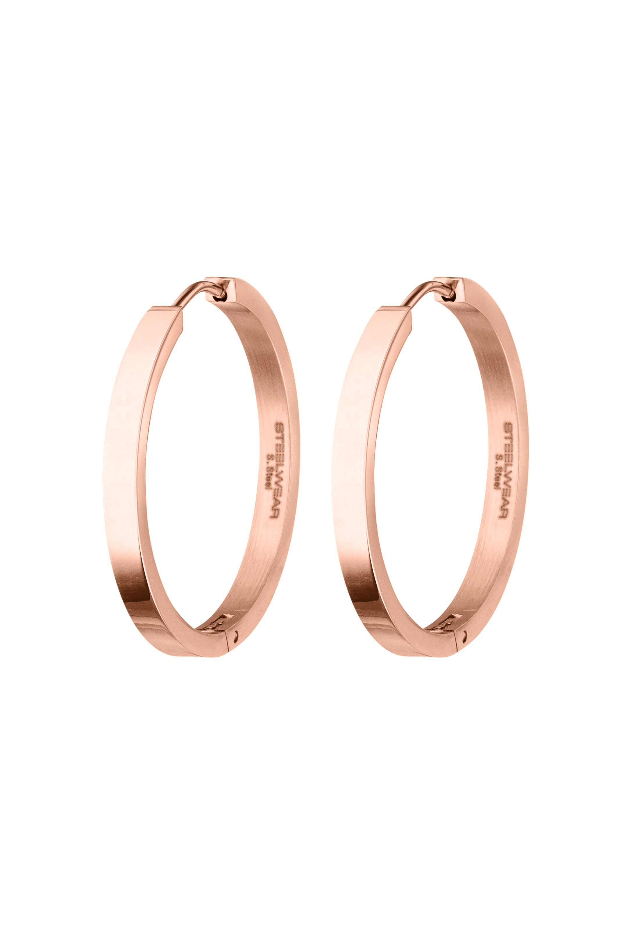 Steelwear Ohrringe 'Barcelona' in Gold: Vorderseite