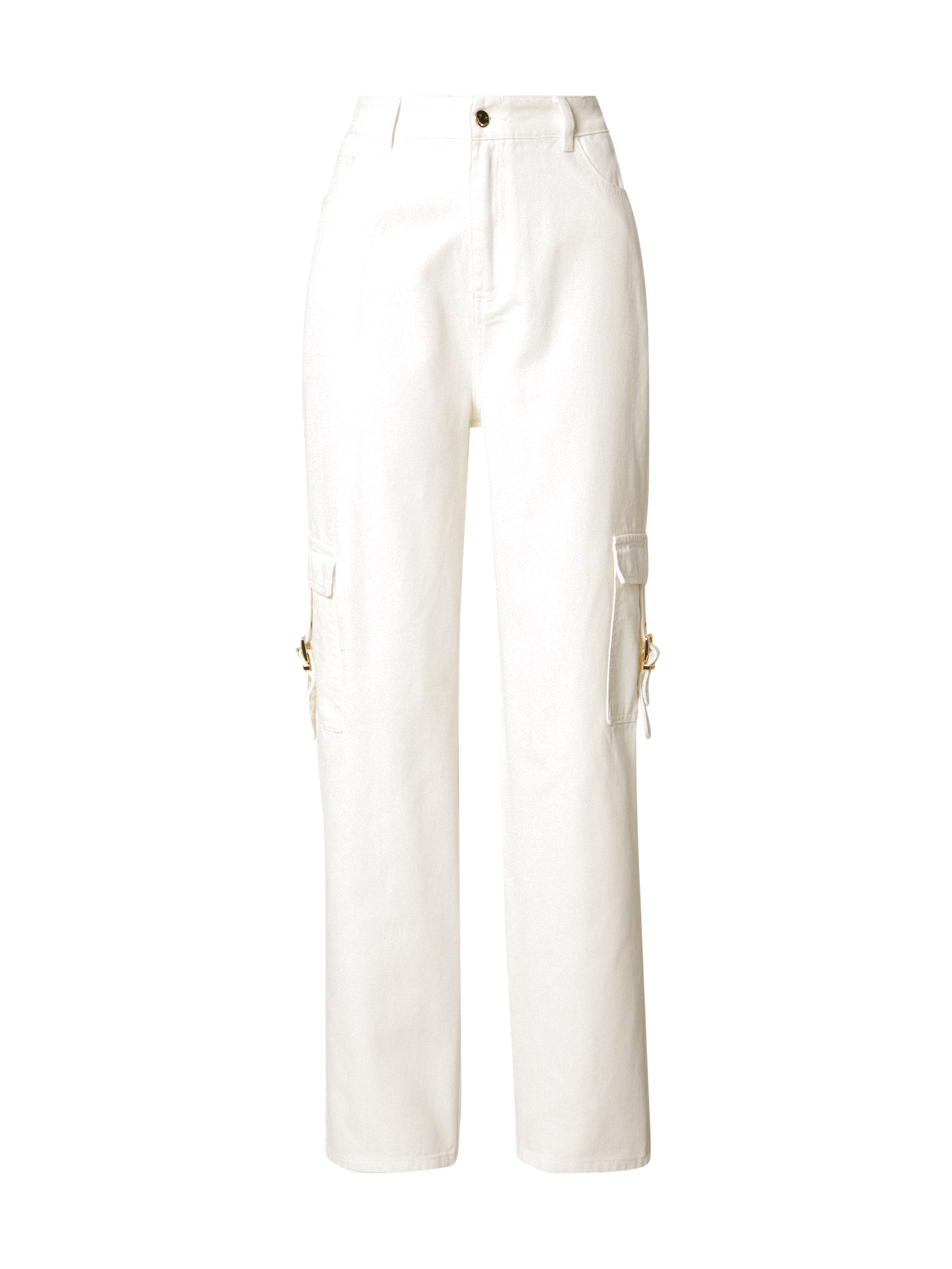 Hoermanseder Cargo jeans 'Fanny' in White denim, Item view