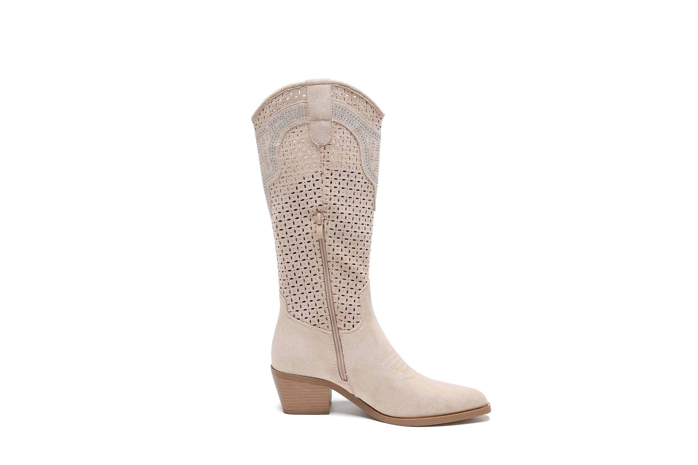 Salinyang Comwboystøvler i beige