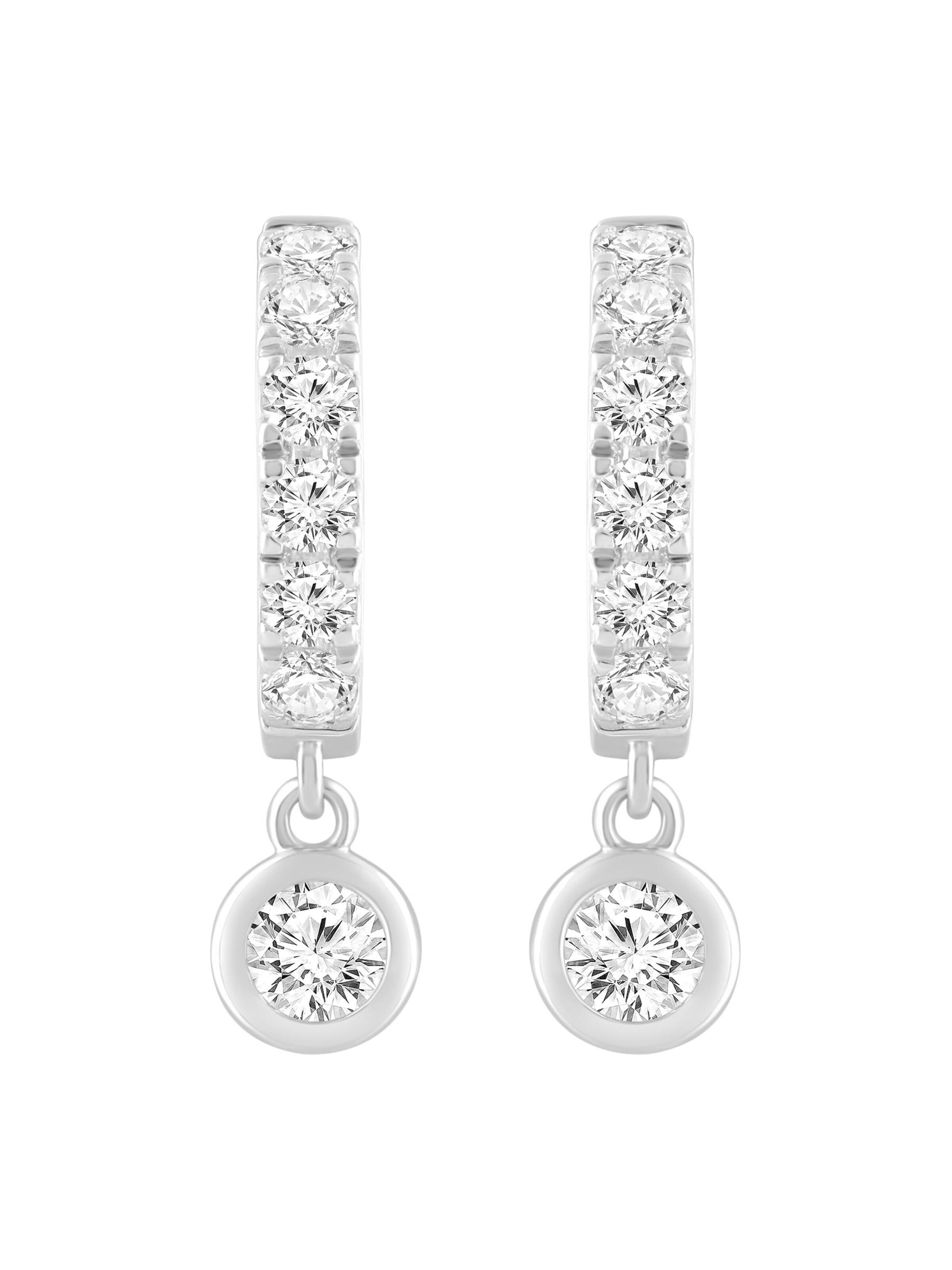 Orecchini di ETHISHER DIAMANTEN in argento: frontale