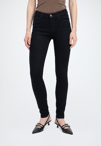 VERO MODA Skinny Kavbojke 'VMTHEA' | črna barva: sprednja stran