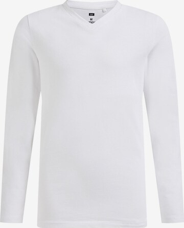 T-Shirt WE Fashion en blanc : devant