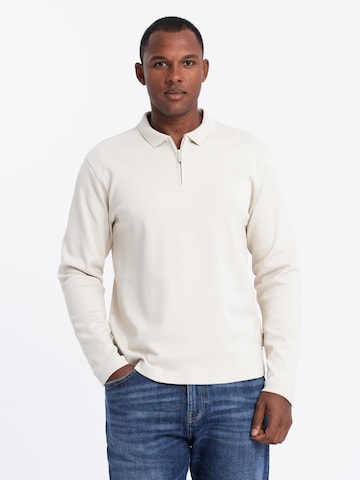 Ombre Shirt 'OM-POLS-0130' in Beige: Vorderseite