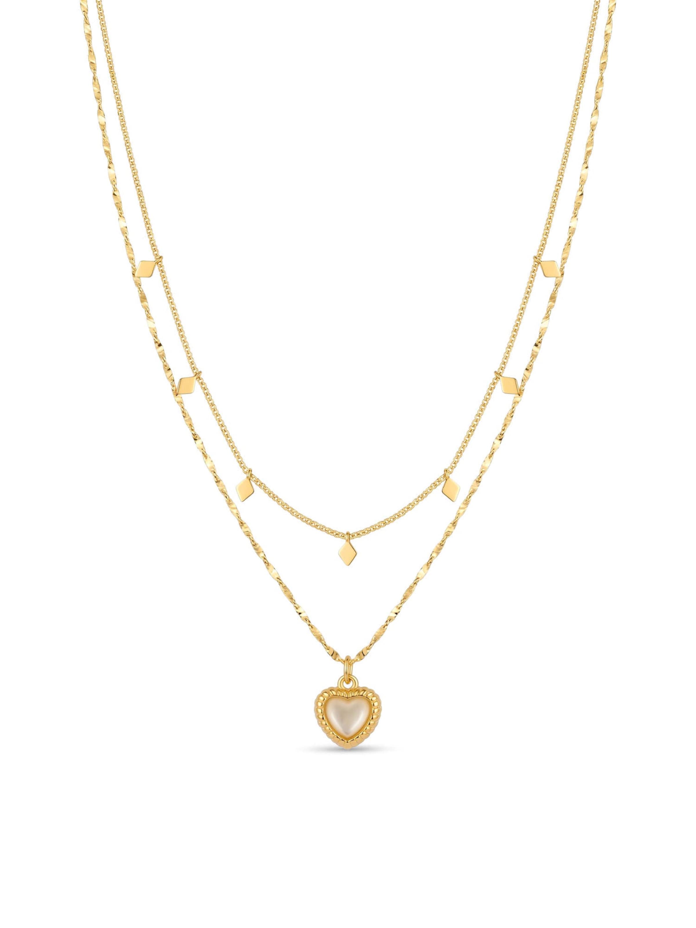 Nemomatheo Kette 'Kette Amara Cuore'‌‌‌‌‌‌‌‌ in Gold: Vorderseite