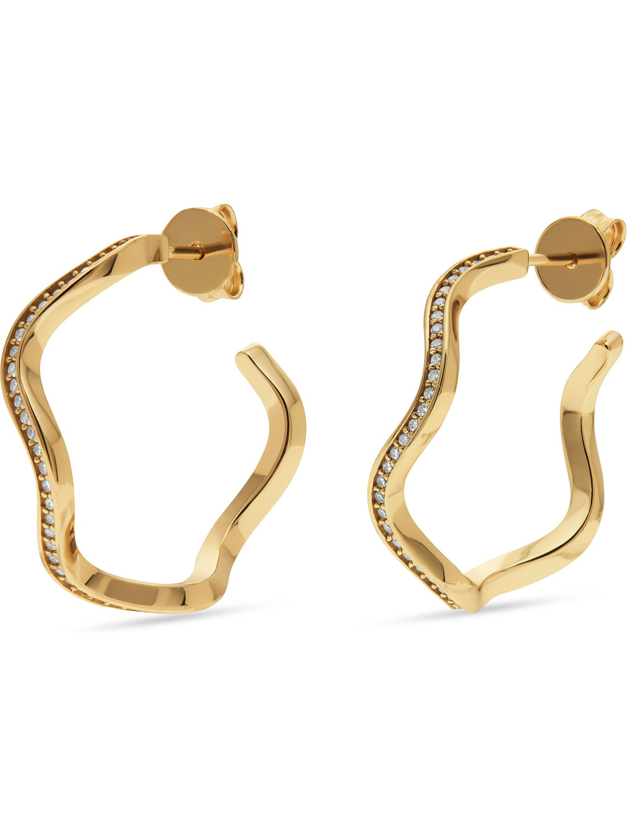 JETTE Earrings in Yellow: front