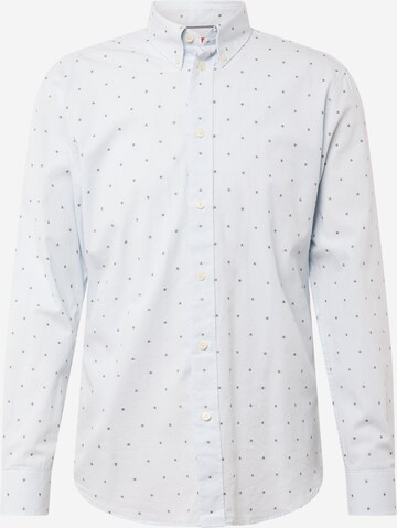 ESPRIT Slim fit Button Up Shirt in Blue: front