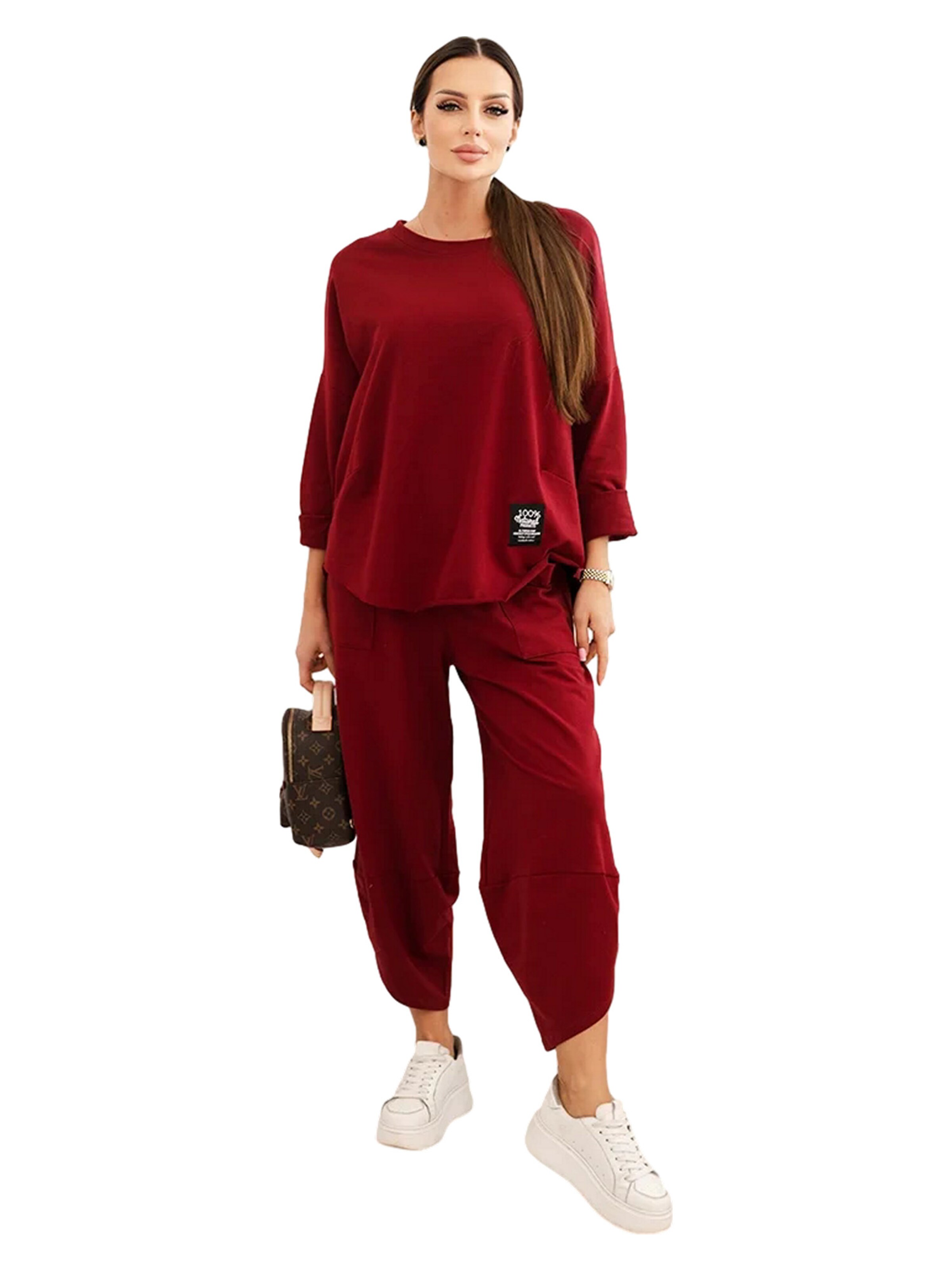Lumera Domácí oblečení 'Cerise' – červená: přední strana