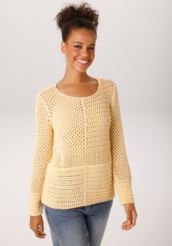 Aniston CASUAL Sweater in Yellow