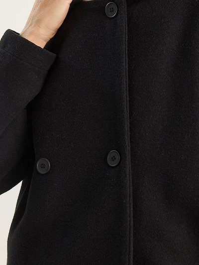 Bianco Lucci Between-Seasons Coat in Black, Item view