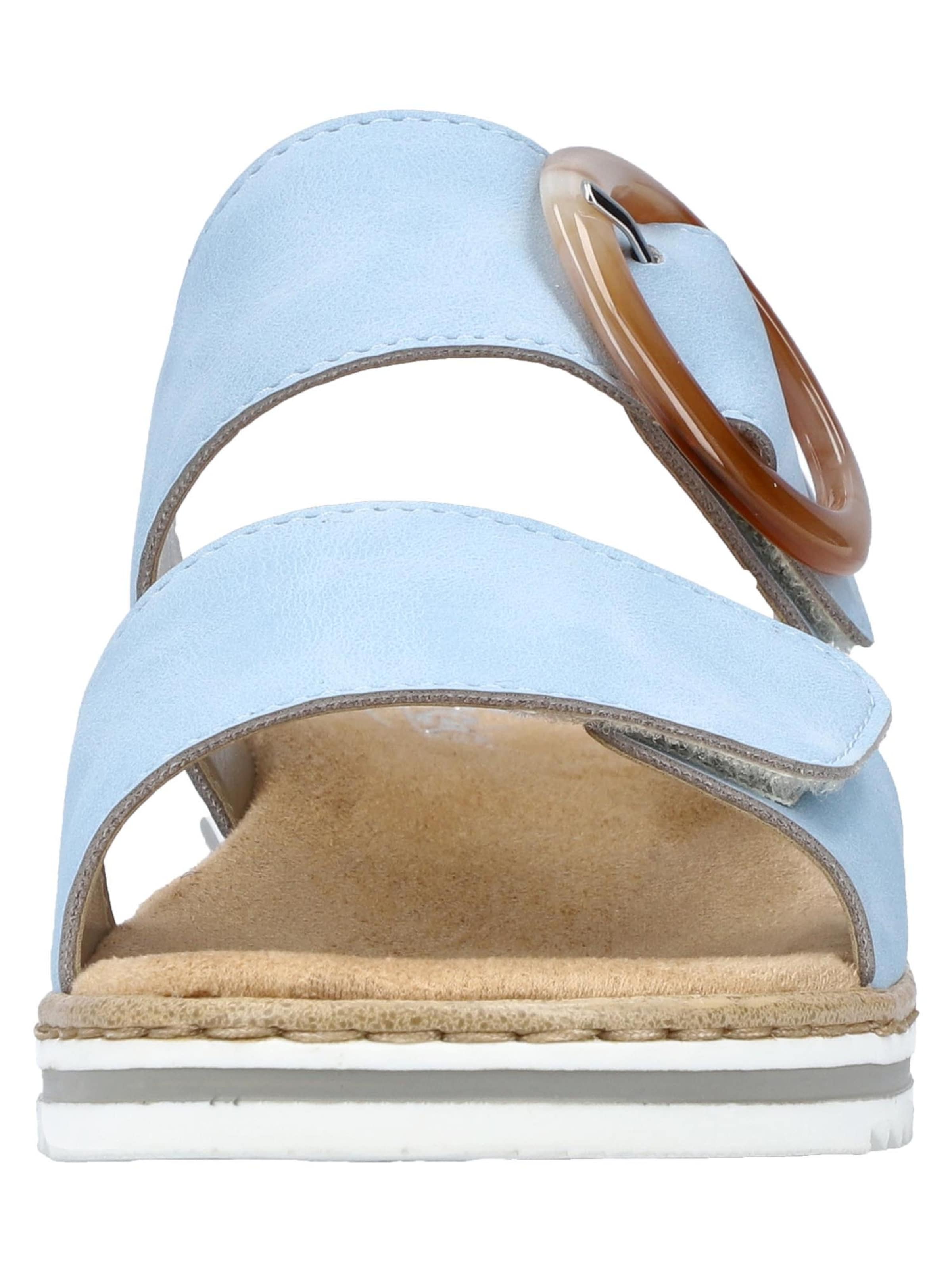 Rieker Muiltjes 'Comfort' in Blauw