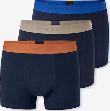 SCHIESSER Boxer shorts ' 95/5 Multi ' in Blue: front