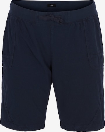 regular Pantaloni 'Jeasy' di Zizzi in blu: frontale