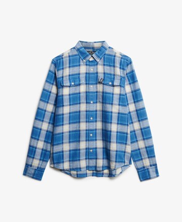 Coupe regular Chemise 'The Merchant Store' Superdry en bleu