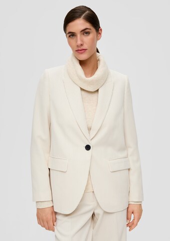 Blazer di s.Oliver BLACK LABEL in bianco: frontale