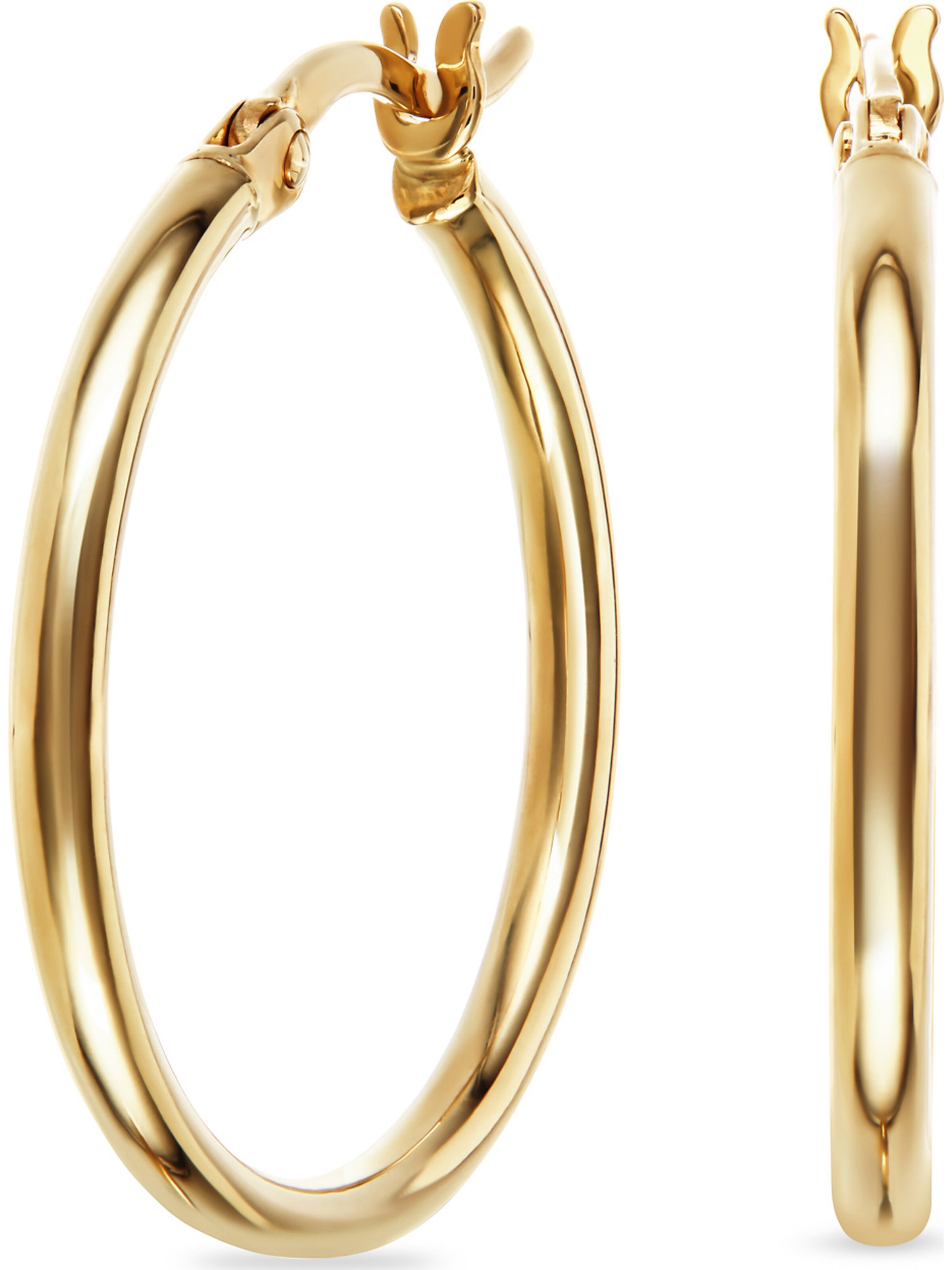 FAVS Earrings in Gold: front