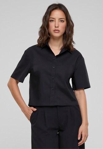 Urban Classics Blouse in Zwart: voorkant