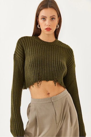 Bianco Lucci Pullover i grøn
