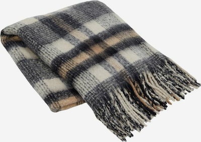 OBJECT Schal in beige / blau / braun / schwarz, Produktansicht