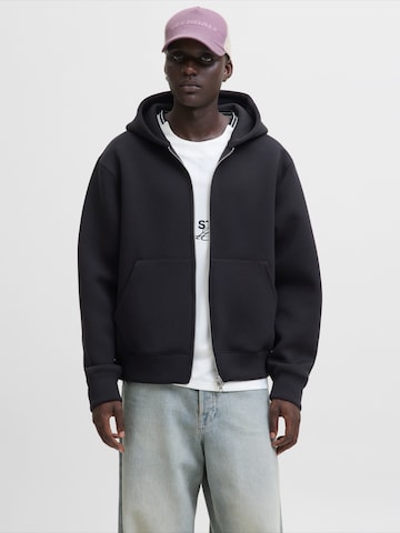 Giacca di felpa 'JWHCOVER' di JACK & JONES in nero: frontale