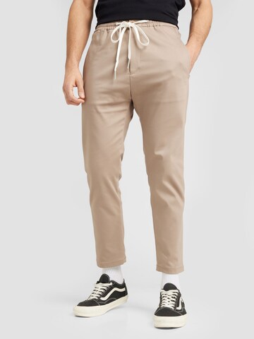 Regular Pantalon chino 'JEGER' DRYKORN en beige : devant