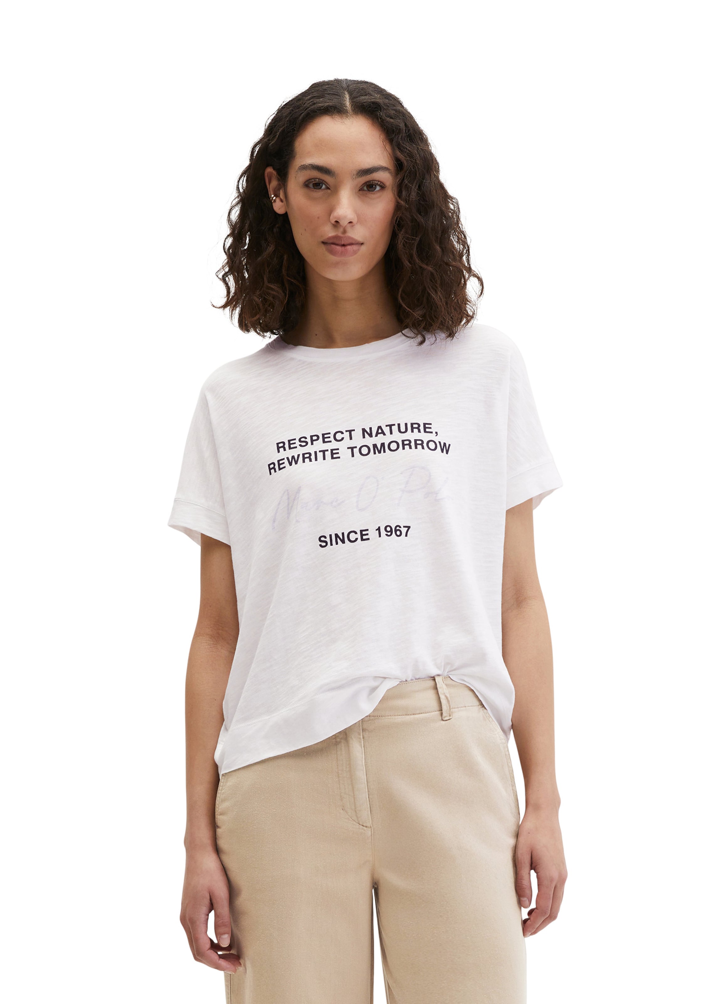 Marc O'Polo Shirt in White: front