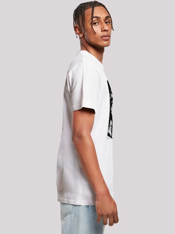 T-Shirt 'Zorro' F4NT4STIC en blanc