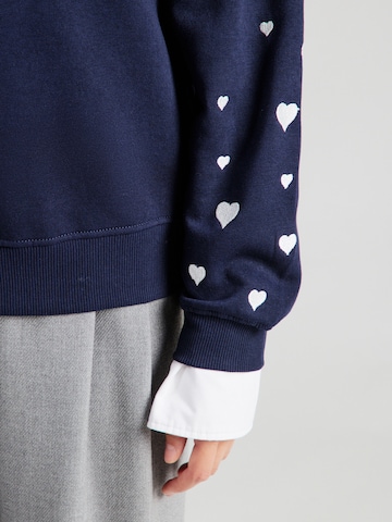 JDY Sweatshirt 'JDYMesa' i blå