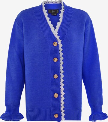 Cardigan faina en bleu : devant