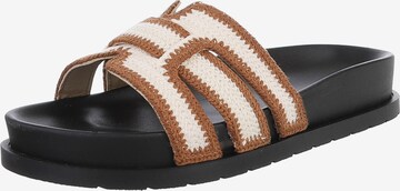 Ital-Design Pantolette in Beige: Vorderseite