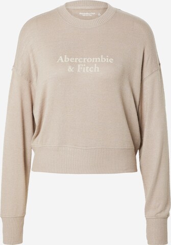 Abercrombie & Fitch Тениска в бежово: отпред