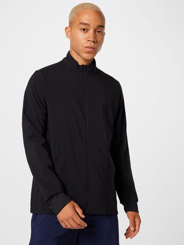 Reebok Športna jakna | črna barva: sprednja stran