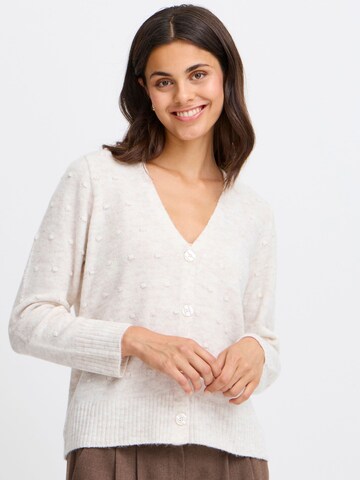 Fransa Cardigan 'Frelise Car 1' i hvid: forside