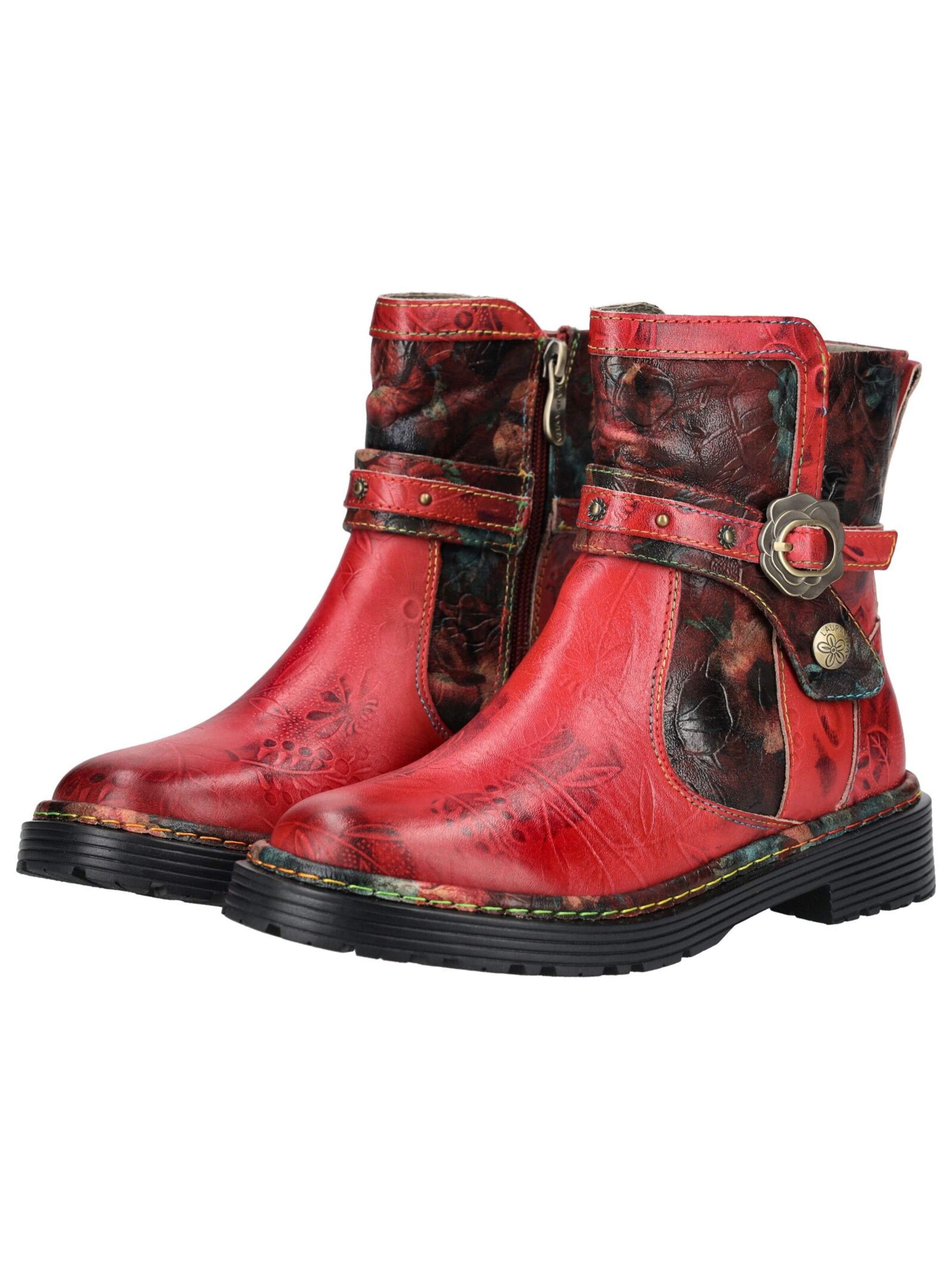 Laura Vita Bootie in Red