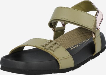 TOMMY HILFIGER Sandals in Green: front