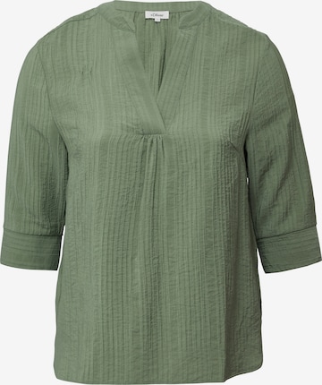 Chemisier s.Oliver en vert : devant