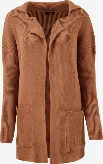 LELA Strickjacke in camel, Produktansicht