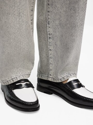 Slipper ' Kl x Bass Penny ' di Karl Lagerfeld in nero: frontale