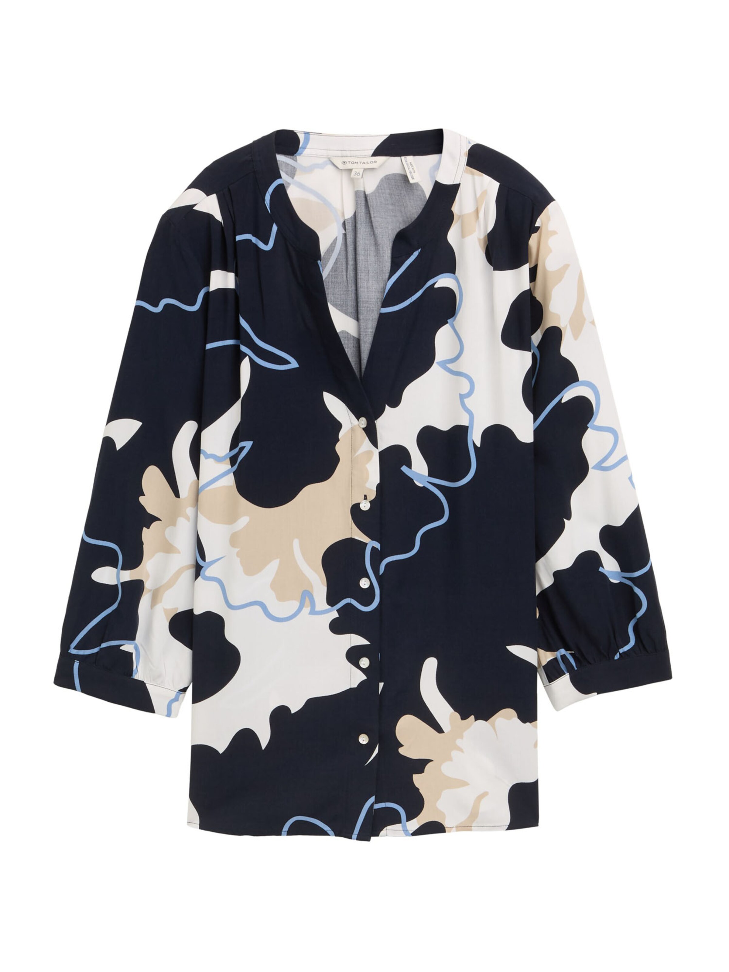 TOM TAILOR Blouse in Blue: front